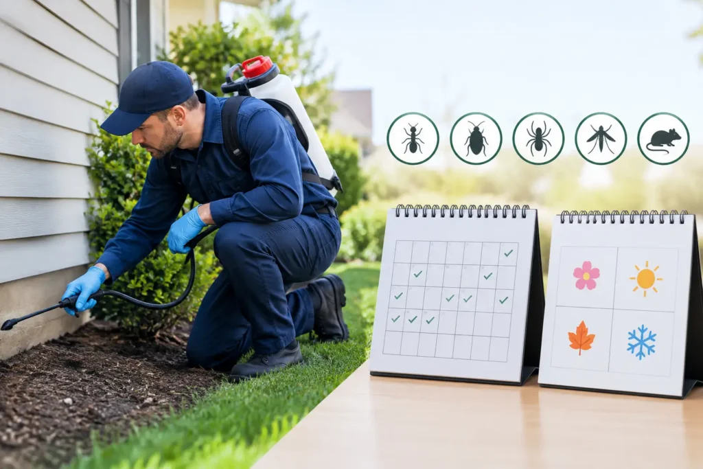Monthly Versus Quarterly Pest Service Compared